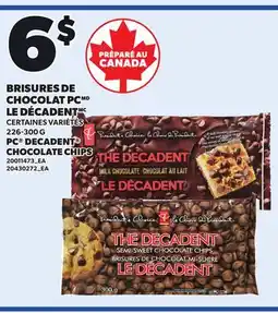 Provigo PC DECADENT CHOCOLATE CHIPS offer