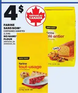 Provigo NO NAME FLOUR offer