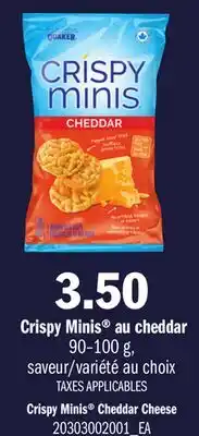 Provigo CRISPY MINIS CHEDDAR CHEESE offer