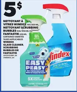 Provigo WINDEX GLASS CLEANER, 765/950 ML SCRUBBING BUBBLES, 946/950 ML OR FANTASTIK offer