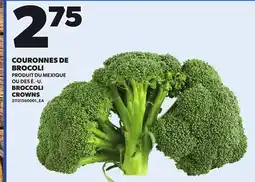 Provigo BROCCOLI CROWNS offer
