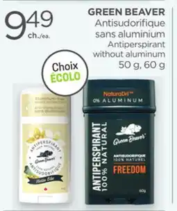 Proxim GREEN BEAVER Antiperspirant without aluminum offer