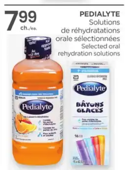 Proxim PEDIALYTE Selected oral rehydration solutions offer