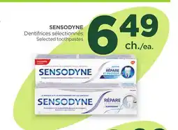 Proxim SENSODYNE Selected toothpastes offer