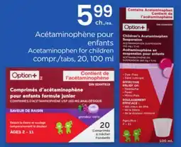 Proxim Acetaminophen for children offer