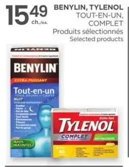 Proxim BENYLIN, TYLENOL TOUT-EN-UN, COMPLET offer