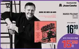Jean Coutu MARIO PELCHAT DC/CD offer