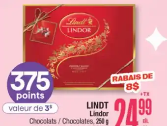 Jean Coutu LINDT Lindor Chocolates offer