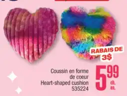 Jean Coutu Heart-shaped cushion offer