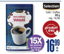 Jean Coutu SELECTION Coffee offer