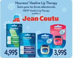 Jean Coutu Vaseline Lip Therapy offer