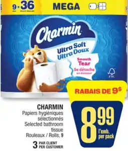 Jean Coutu CHARMIN bathroom tissue offer