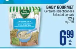Jean Coutu BABY GOURMET Selected cereals offer