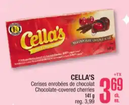Jean Coutu CELLA'S Chocolate-covered cherries offer