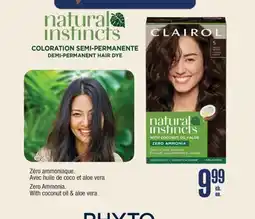 Jean Coutu NATURAL INSTINCTS DEMI-PERMANENT HAIR DYE offer