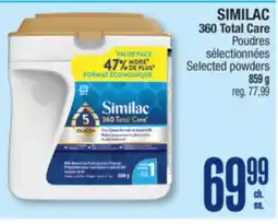 Jean Coutu SIMILAC 360 Total Care Selected powders offer