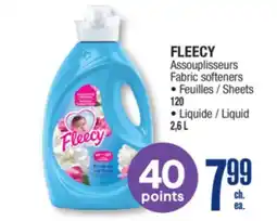 Jean Coutu FLEECY Fabric softeners offer