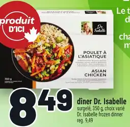 Metro DÎNER DR. ISABELLE | DR. ISABELLE FROZEN DINNER offer