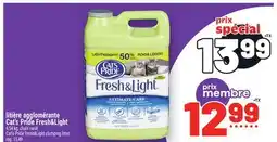Metro LITIÈRE AGGLOMÉRANTE CAT'S PRIDE FRESH & LIGHT | CAT'S PRIDE FRESH & LIGHT CLUMPING LITTER offer