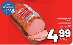 Metro BOEUF FUMÉ PASTRAMI LESTERS | LESTERS PASTRAMI SMOKED MEAT offer