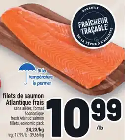 Metro FILETS DE SAUMON ATLANTIQUE FRAIS | FRESH ATLANTIC SALMON FILLETS offer