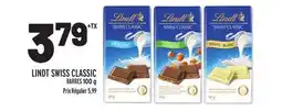Metro LINDT SWISS CLASSIC BARRES offer