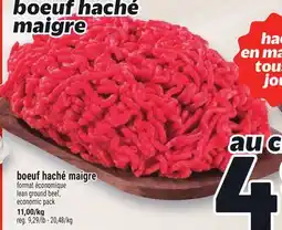 Metro BOEUF HACHÉ MAIGRE | LEAN GROUND BEEF, ECONOMIC PACK offer