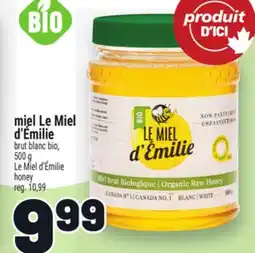 Metro MIEL LE MIEL D'ÉMILIE | LE MIEL D'ÉMILIE HONEY offer