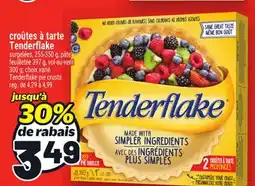 Metro CROÛTES À TARTE TENDERFLAKE | TENDERFLAKE PIE CRUSTS offer