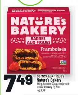 Metro BARRES AUX FIGUES NATURE'S BAKERY | NATURE'S BAKERY FIG BARS offer