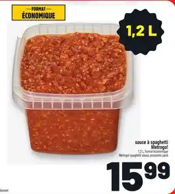 Metro SAUCE À SPAGHETTI METROGO! | METROGO! SPAGHETTI SAUCE offer