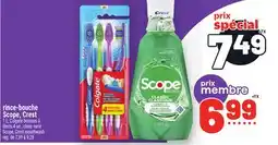 Metro RINCE-BOUCHE SCOPE, CREST | SCOPE, CREST MOUTHWASH offer