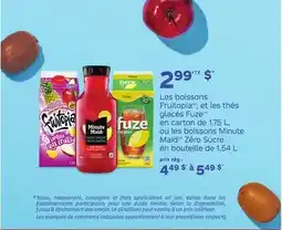 Metro LES BOISSONS FRUITOPIA, ET LES THÉS GLACÉS FUZE offer