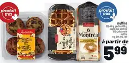 Metro MUFFINS | MUFFINS MONTRÉAL offer