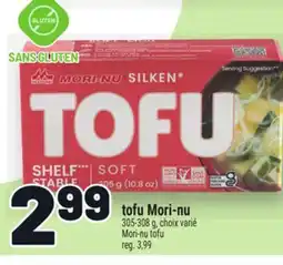 Metro TOFU MORI‑NU | MORI-NU TOFU offer
