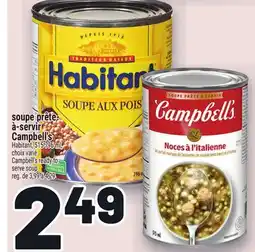 Metro SOUPE PRÊTE- À-SERVIR CAMPBELL'S | CAMPBELL'S READY TO SERVE SOUP offer