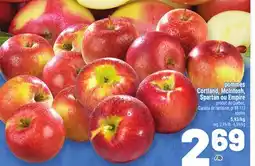 Metro POMMES CORTLAND, MCINTOSH, SPARTAN OU EMPIRE | APPLES offer