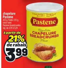 Metro CHAPELURE PASTENE | PASTENE BREADCRUMBS offer