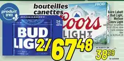 Metro BIÈRE LABATT, BUD LIGHT, BUD LIGHT, MOLSON MOLSON LIGHT | BEER offer