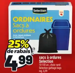 Metro SACS À ORDURES SELECTION | SELECTION GARBAGE BAGS offer