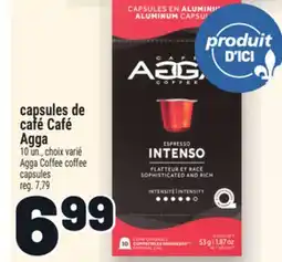 Metro CAPSULES DE CAFÉ CAFÉ AGGA | AGGA COFFEE COFFEE CAPSULES offer