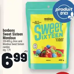 Metro BONBONS SWEET SIXTEEN MONDOUX | MONDOUX SWEET SIXTEEN CANDIES offer