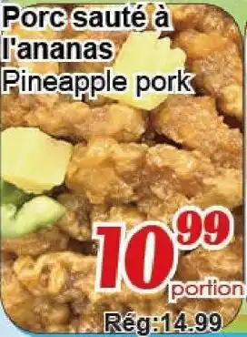 Marche C&T Pineapple pork offer
