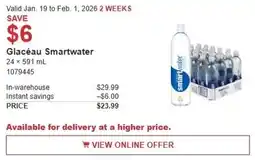 Costco Glacéau Smartwater offer
