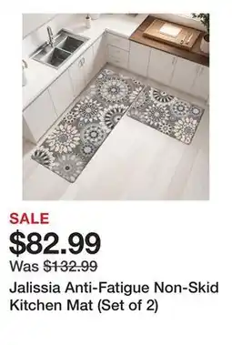 Wayfair Jalissia Anti-Fatigue Non-Skid Kitchen Mat (Set of 2) offer