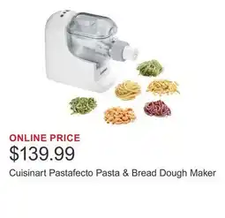Costco Cuisinart Pastafecto Pasta & Bread Dough Maker offer