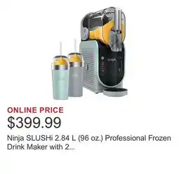 Costco Ninja SLUSHi 2.84 L (96 oz.) Professional Frozen Drink Maker with 2 Insulated Bubble Cups offer
