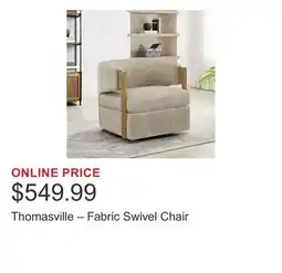 Costco Thomasville – Fabric Swivel Chair offer
