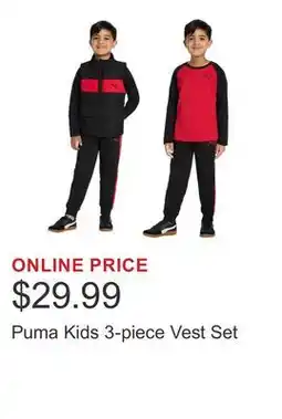 Costco Puma Kids 3-piece Vest Set offer