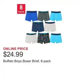Costco Buffalo Boys Boxer Brief, 8-pack offer